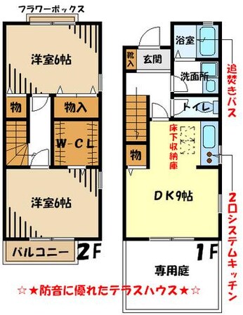 アルカディアＡＢＣの物件間取画像